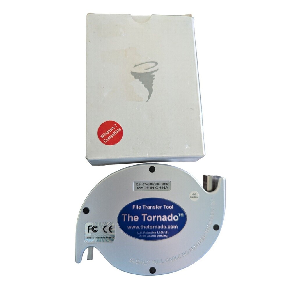 The Tornado PC to PC Data Transfer Device Voted Best Gadget 2007 Computer Boxed